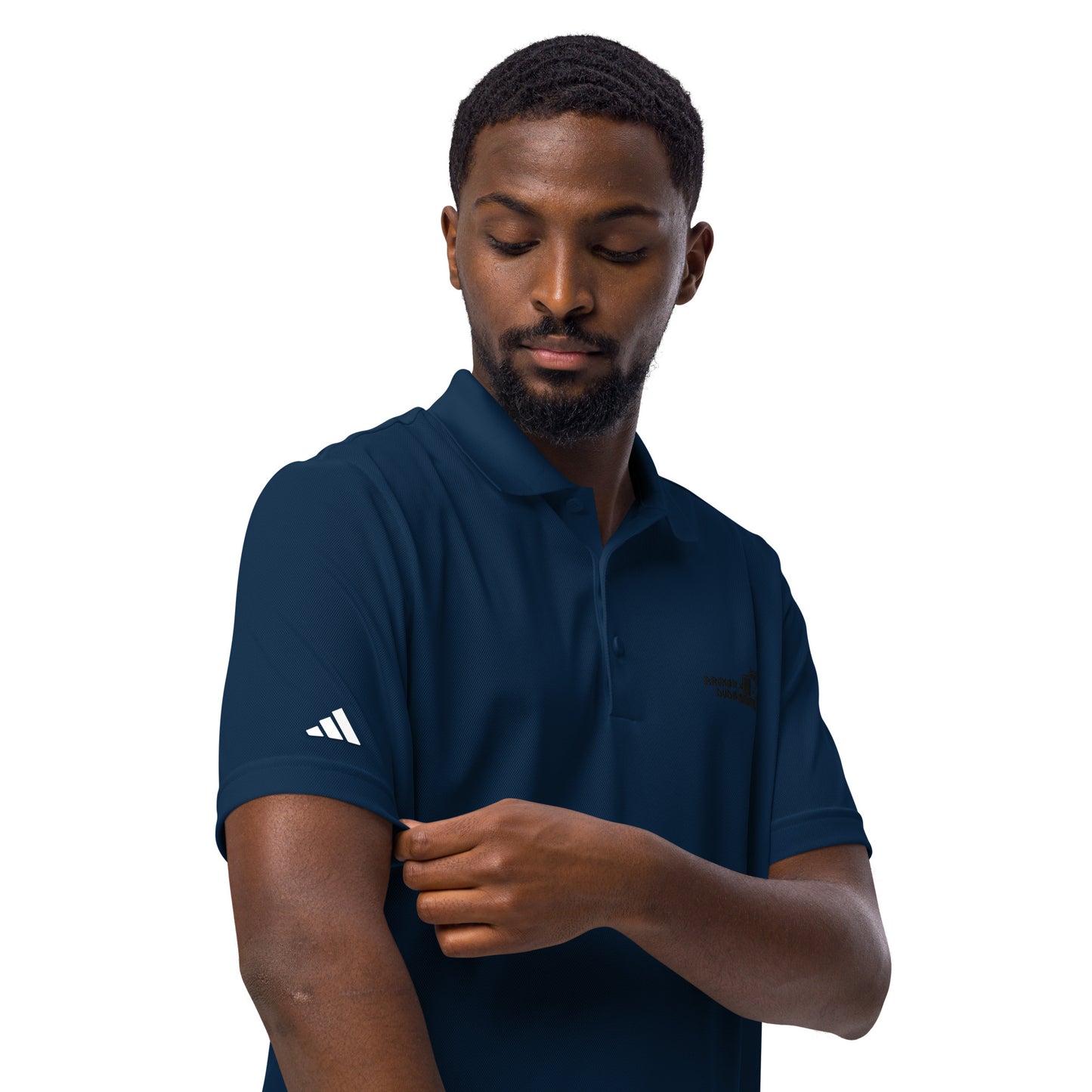 Mens-adidas sport polo