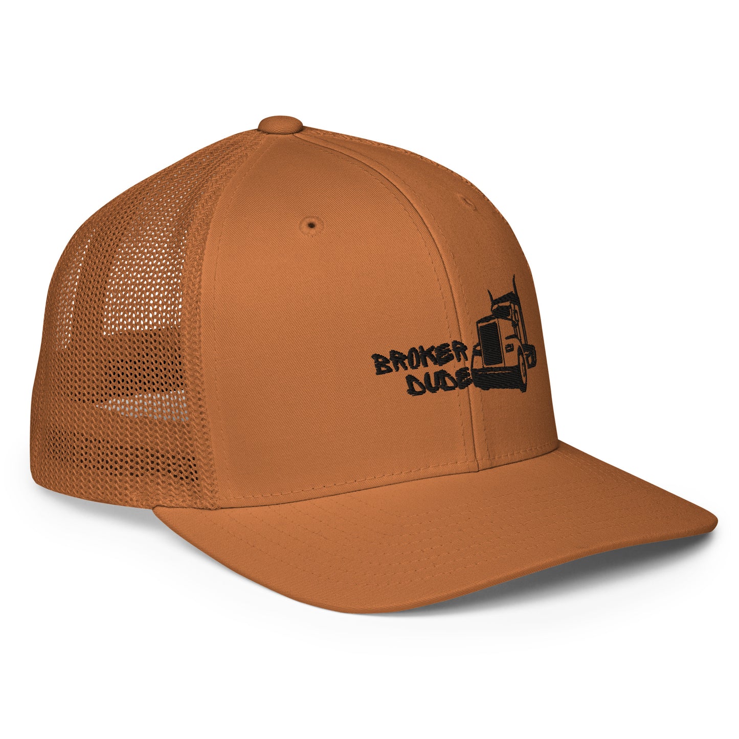 Closed-back trucker cap