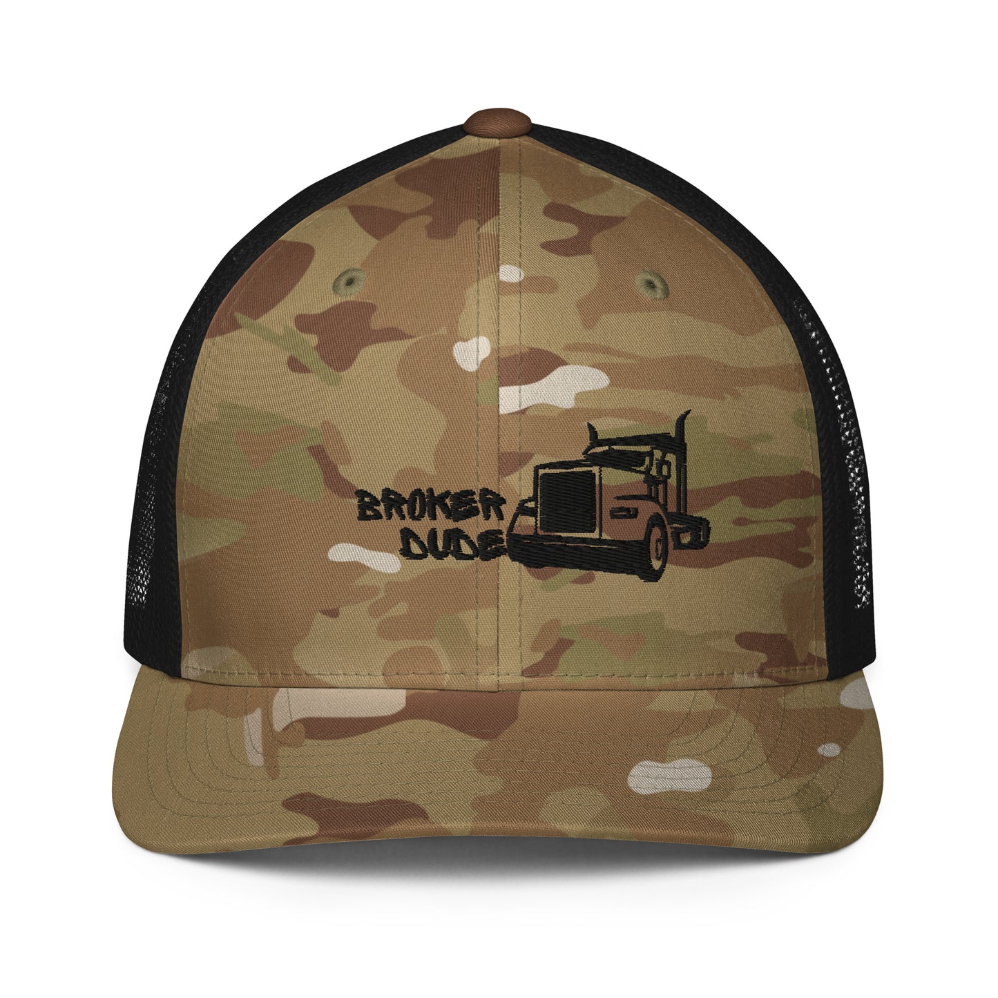 Closed-back trucker cap