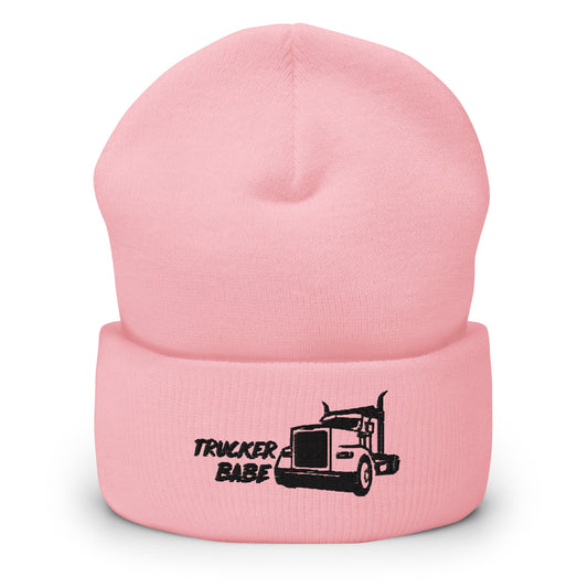 Cuffed Beanie - Trucker Babe