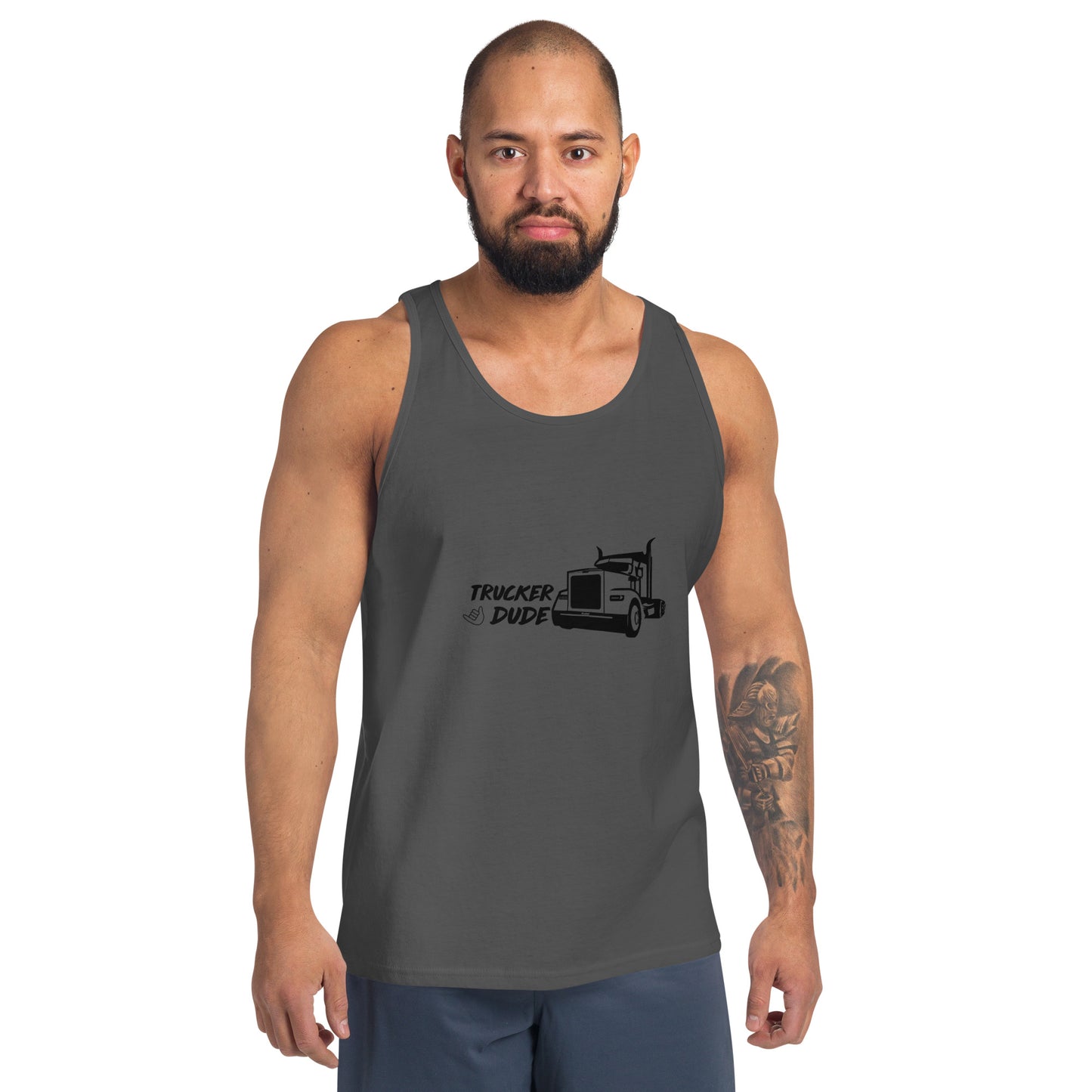 Men's Tank Top - Trucker Dude