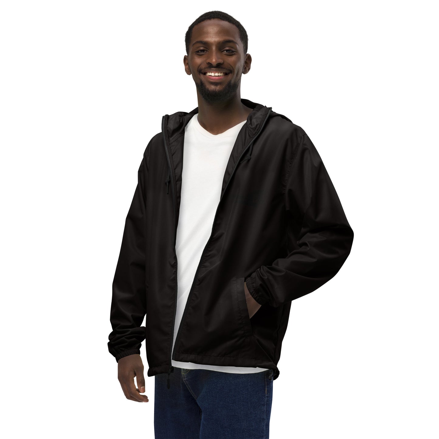 Unisex lightweight zip up windbreaker-Broker Dude