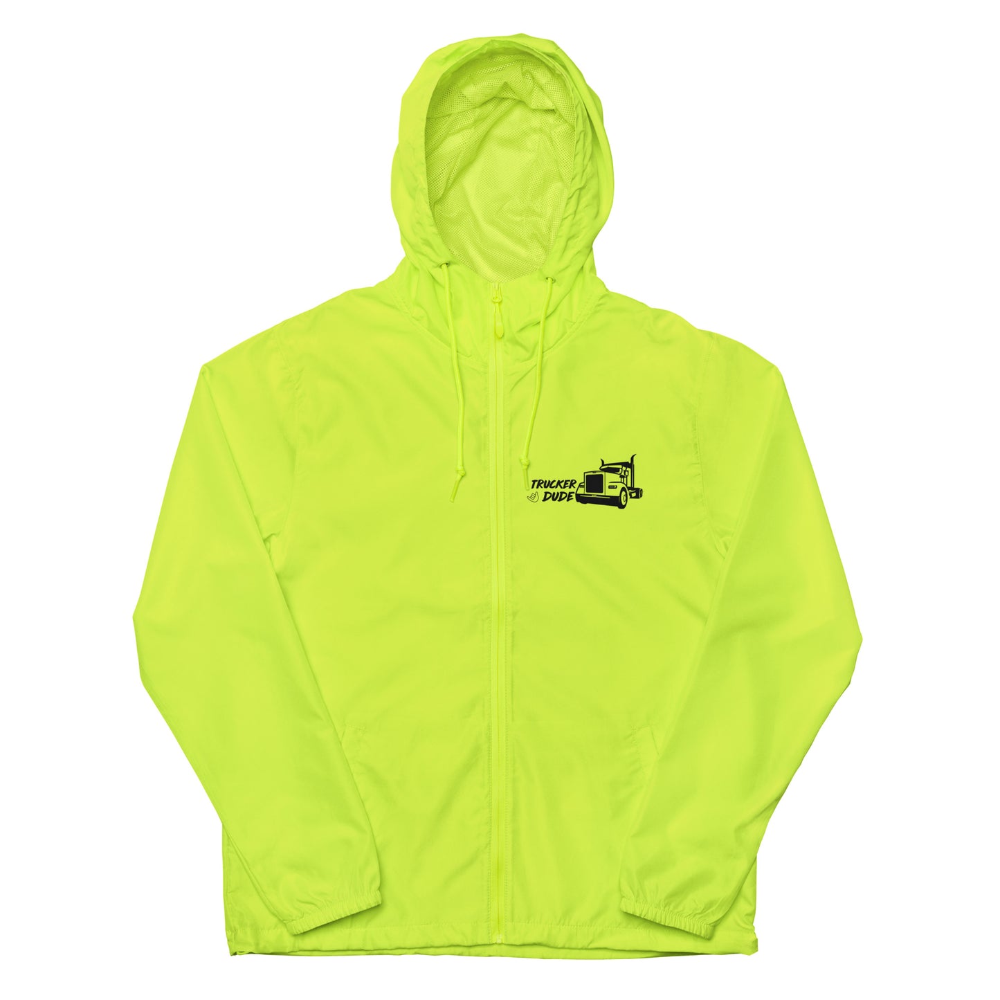 Unisex lightweight zip up windbreaker - Trucker Dude