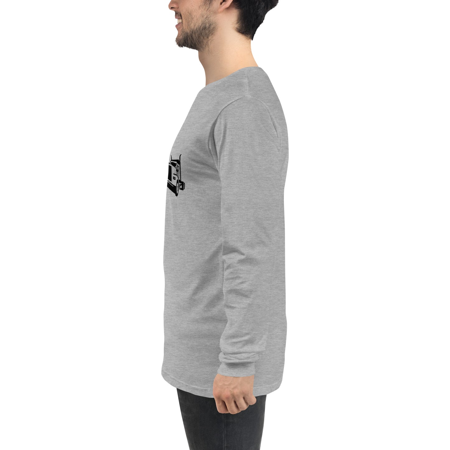 Unisex Long Sleeve Tee - Trucker Dude