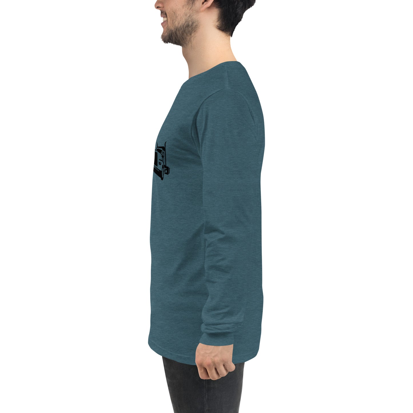 Unisex Long Sleeve Tee - Trucker Dude