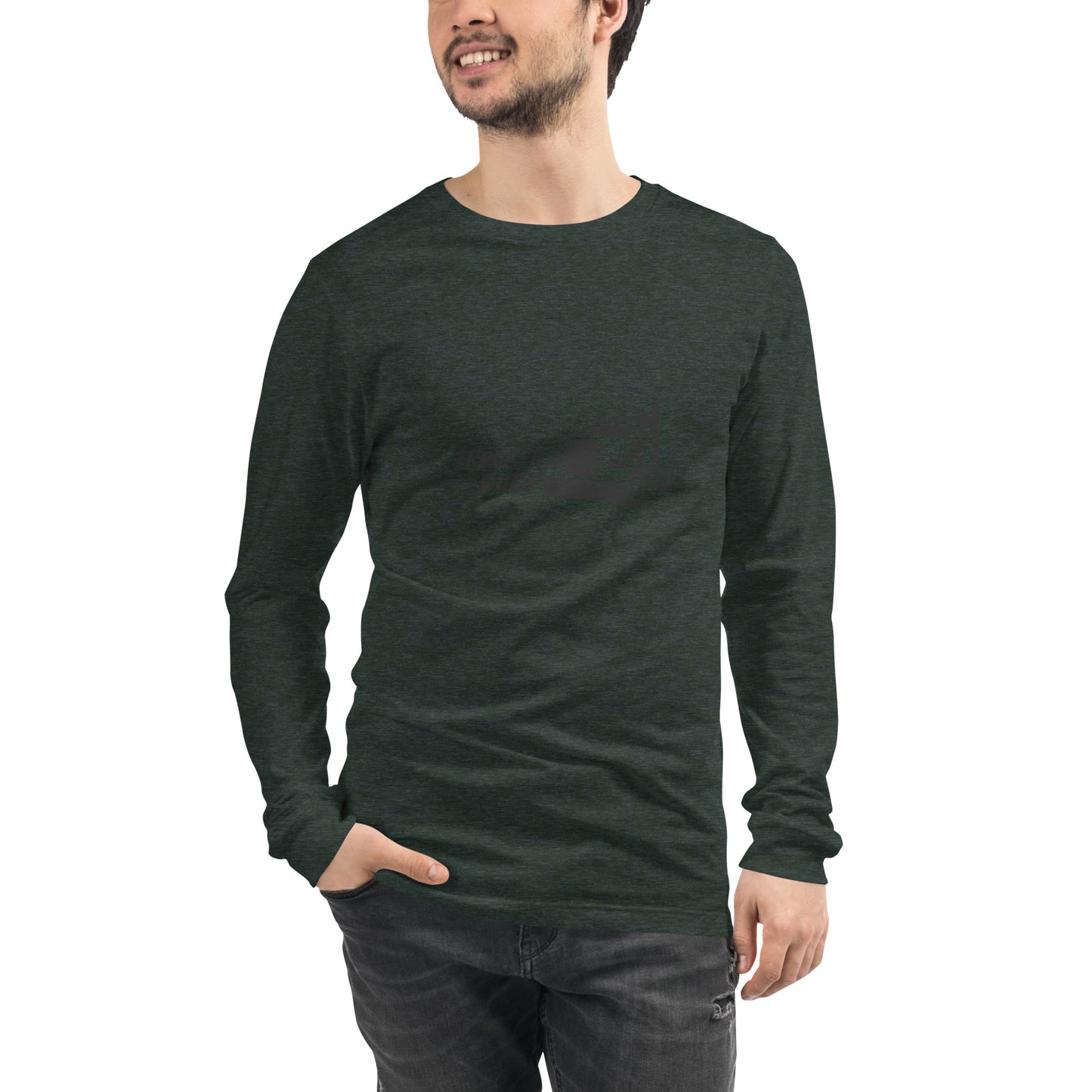 Unisex Long Sleeve Tee - Trucker Dude