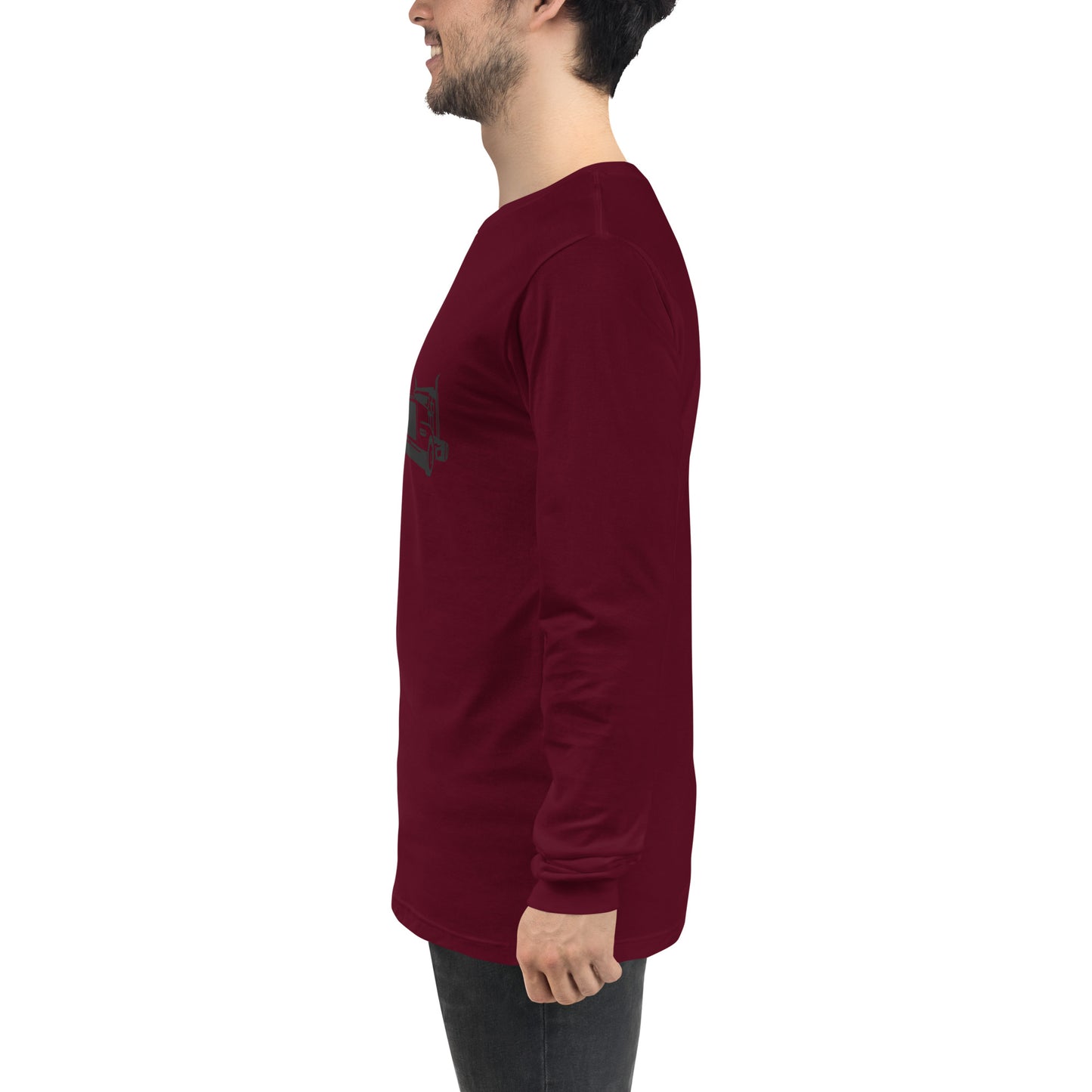 Unisex Long Sleeve Tee - Trucker Dude