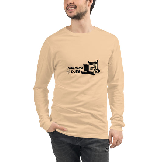 Unisex Long Sleeve Tee - Trucker Dude