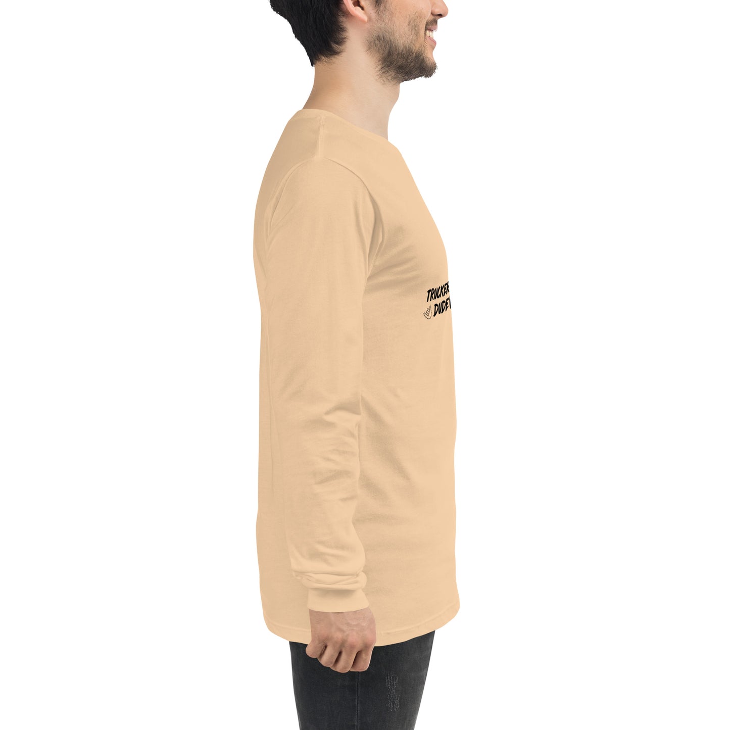 Unisex Long Sleeve Tee - Trucker Dude