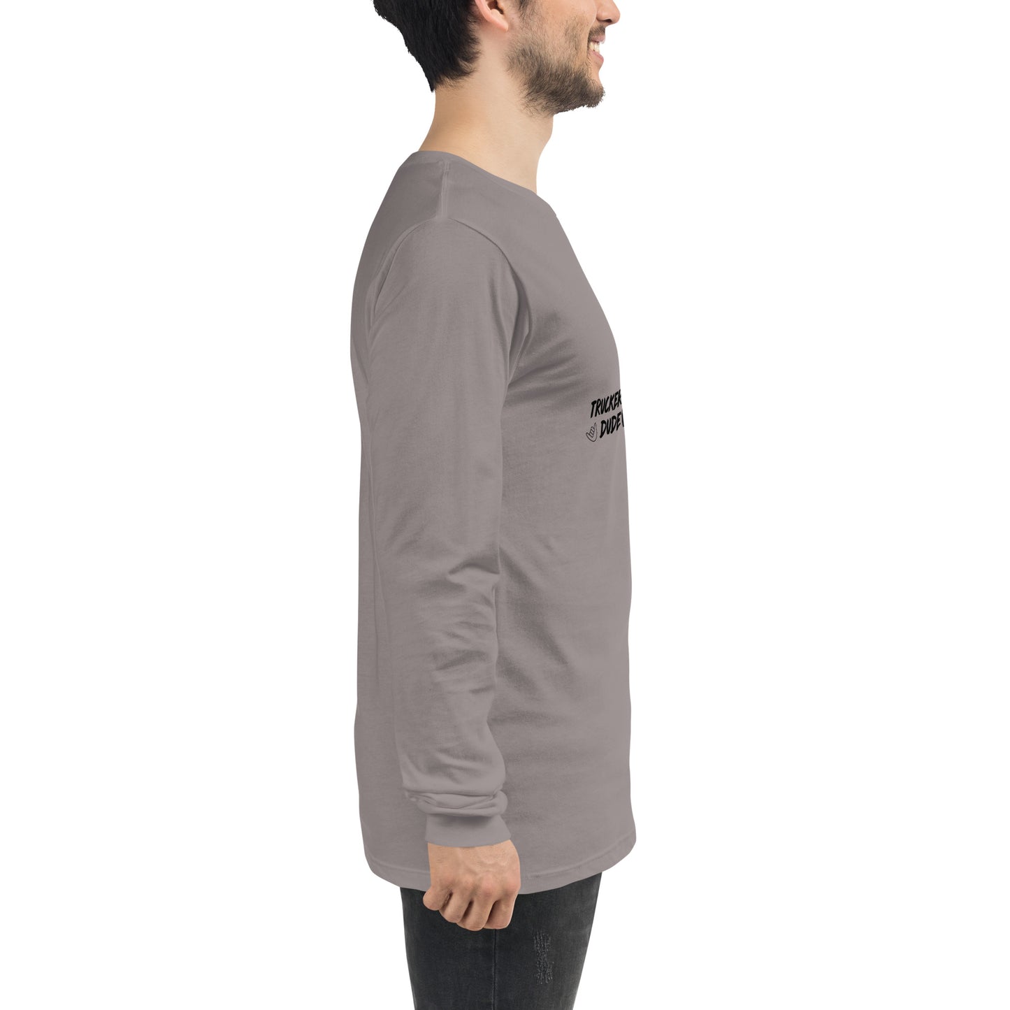 Unisex Long Sleeve Tee - Trucker Dude