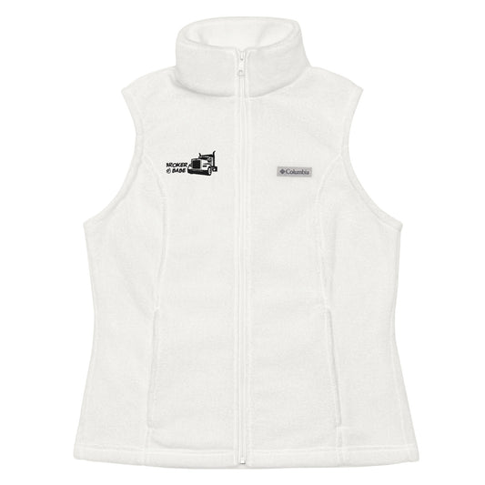 Women’s Columbia fleece vest-Broker Babe