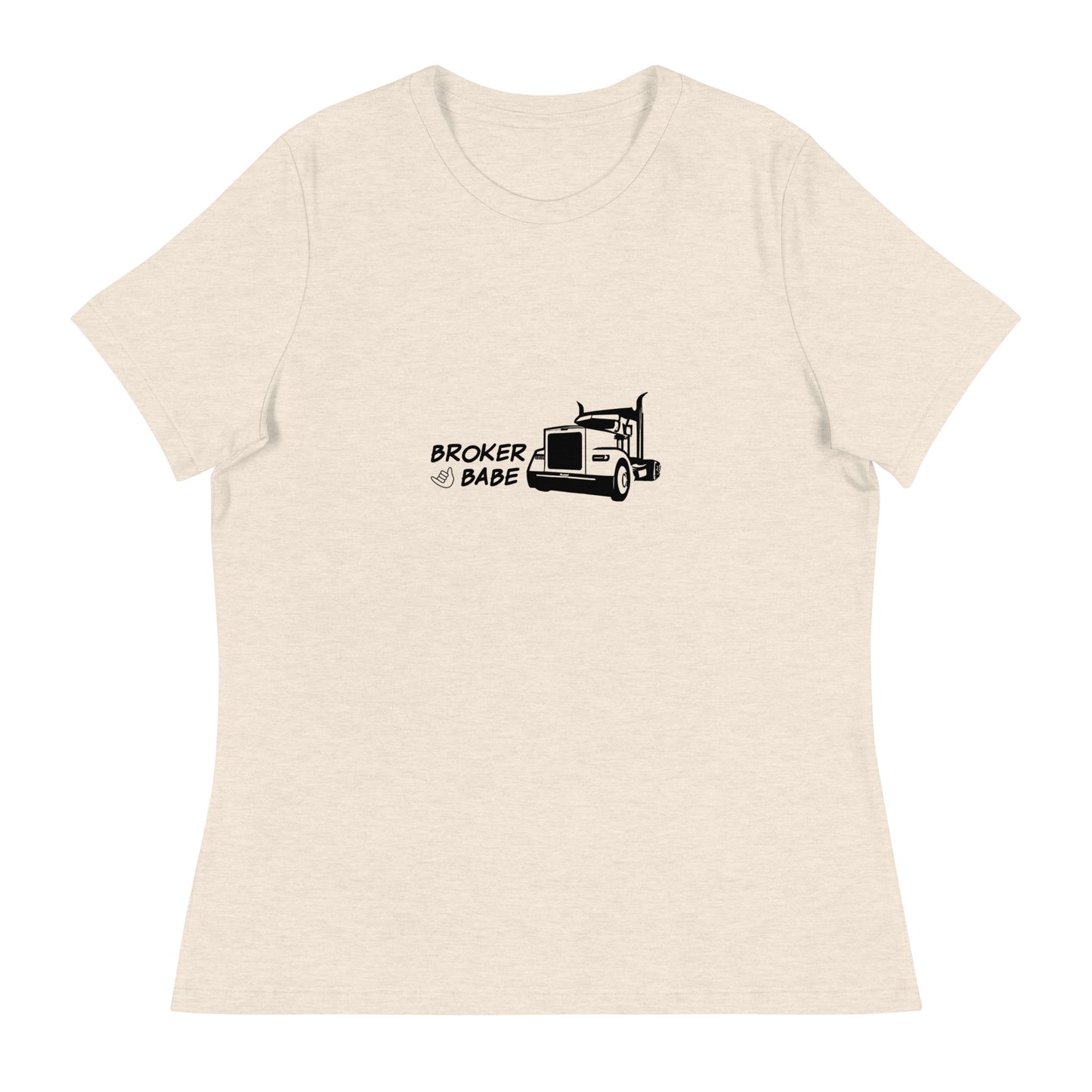 Women's Relaxed T-Shirt-Broker Babe