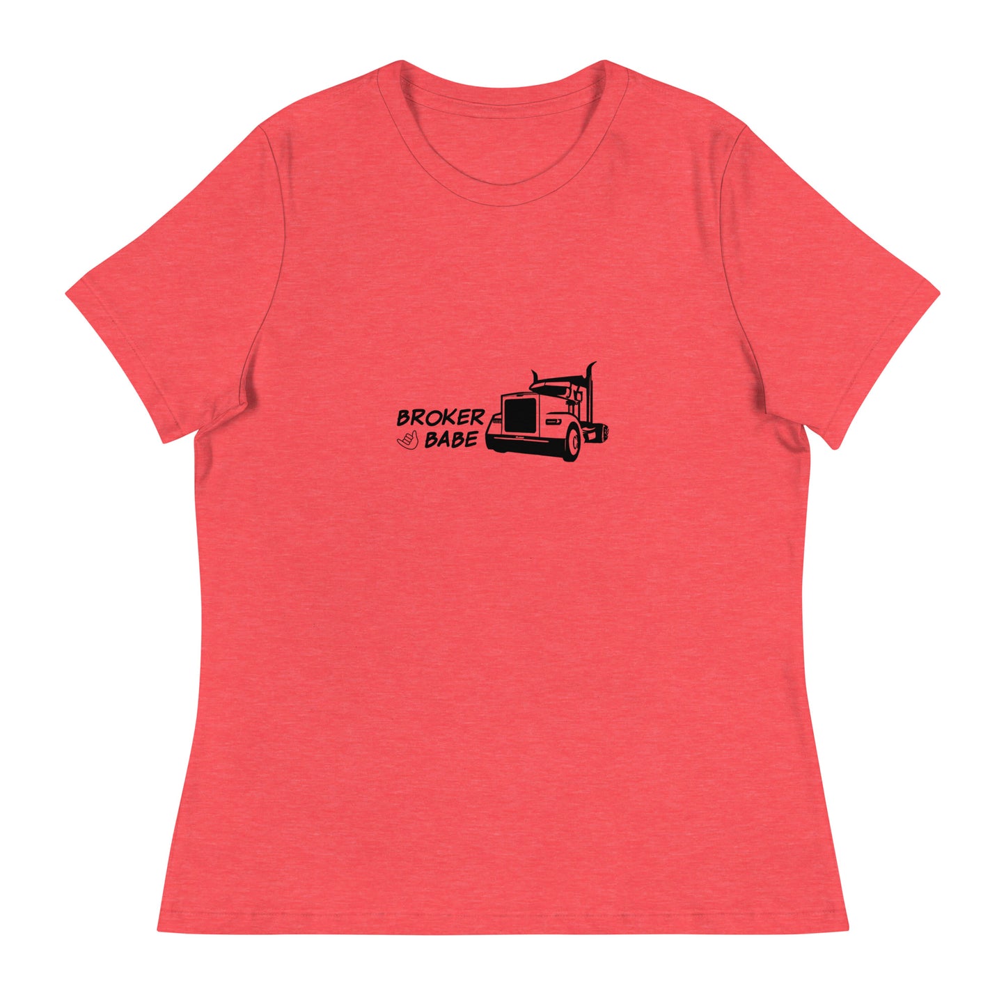 Women's Relaxed T-Shirt-Broker Babe