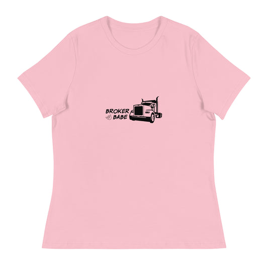 Women's Relaxed T-Shirt-Broker Babe