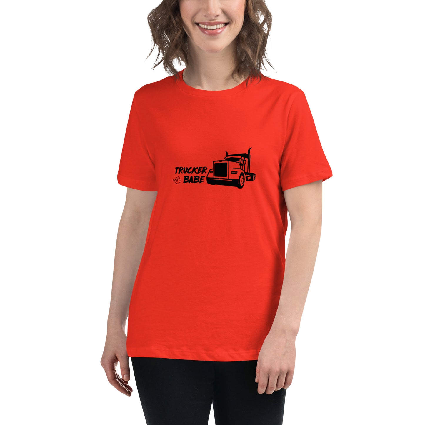 Women's Relaxed T-Shirt - Trucker Babe